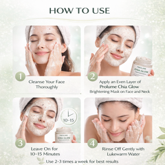 ChiaGlow Brightening Face Mask