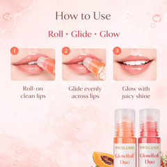 GlowRoll Duo Lip Oil (Pack of 2)