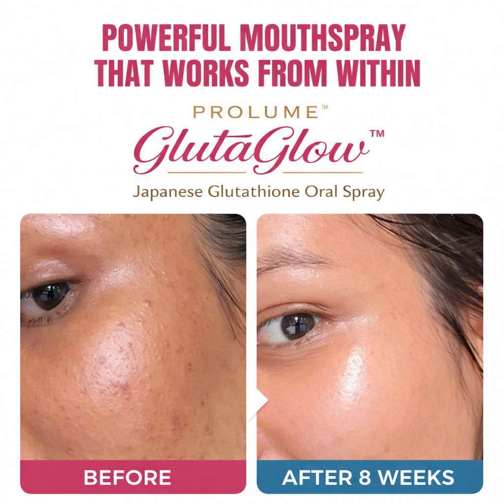 GlutaGlow Japanese Glutathione Oral Spray – Pack of 3