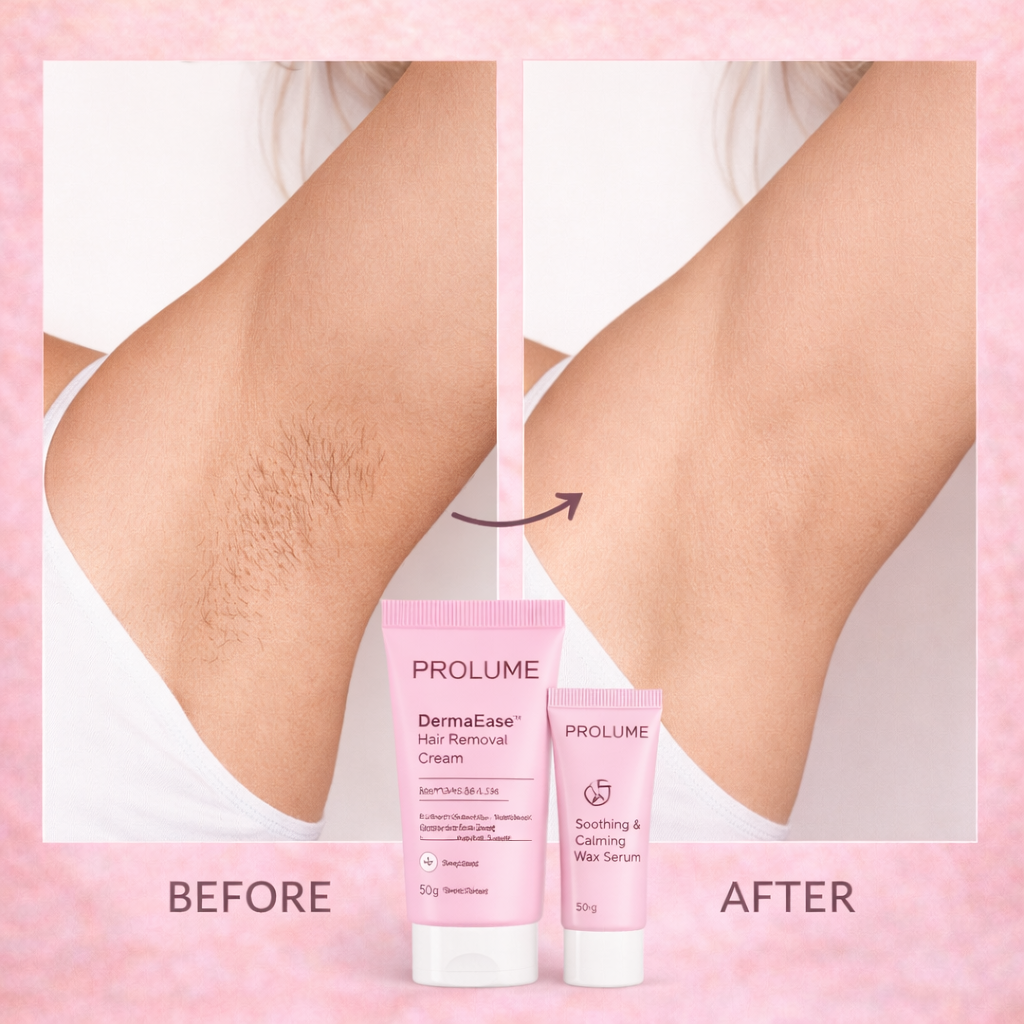 DermaEase Hair Removal Cream with Wax Serum