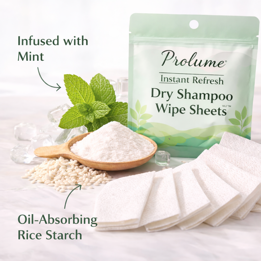 Instant Refresh Dry Shampoo Wipe Sheets