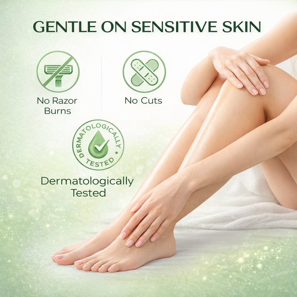 HairMelt Instant Hair Removal Cream – Aloe Vera Calm Skin Formula