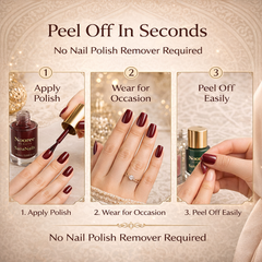 Nooree Beauty SanaNails Peel-Off Nail Polish Trio