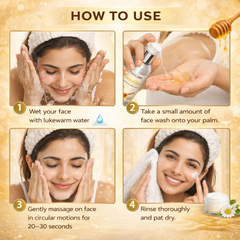 HoneyGlow Hydrating Face Wash