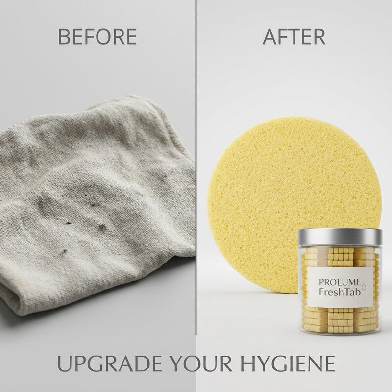 FreshTab Compressed Cleansing Towel Tablets