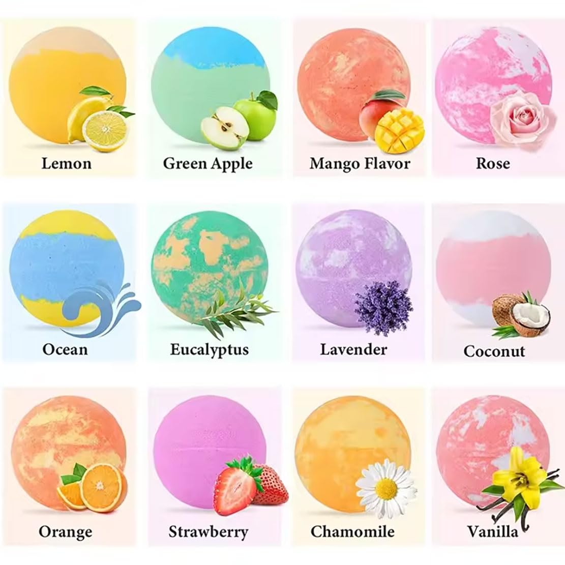 Bath Besties Fun Fizz Bombs (Pack of 12) – Toy Inside Every Bath Bomb