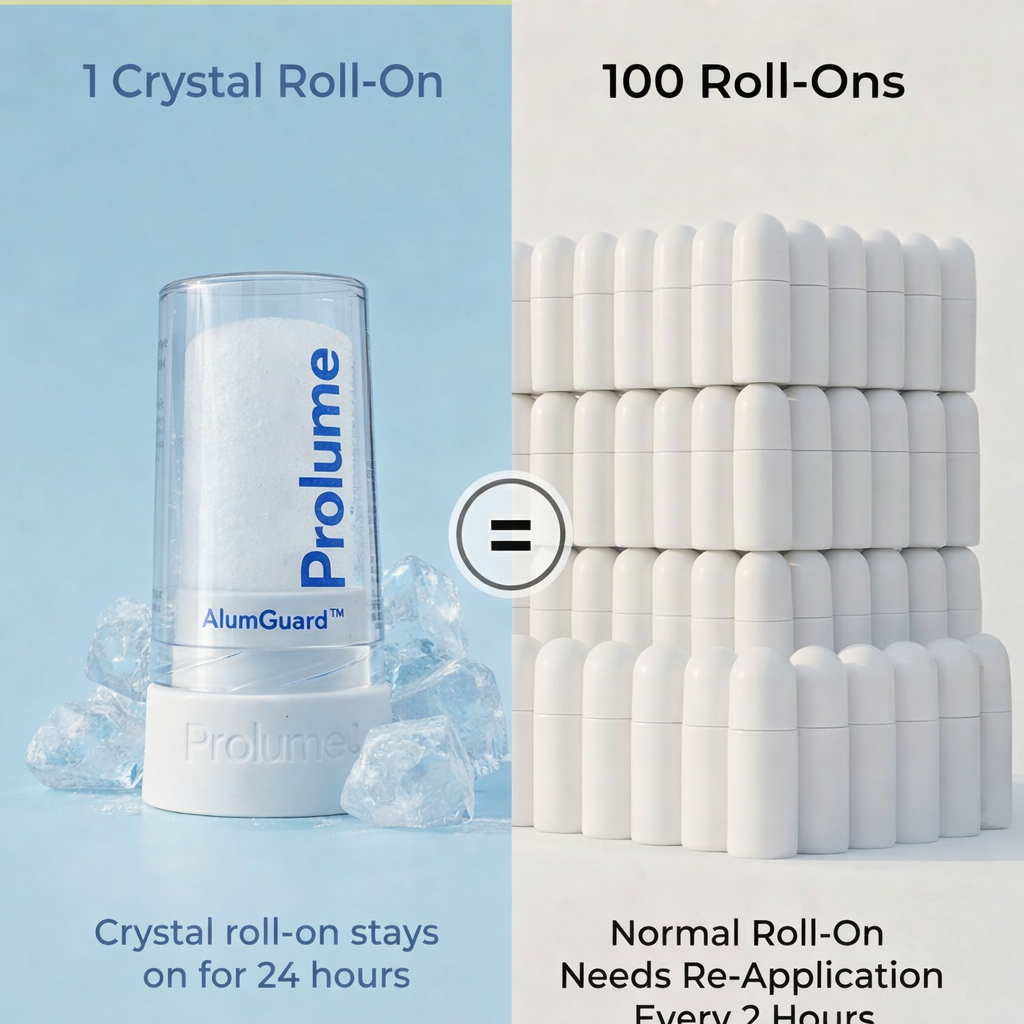 AlumGuard Crystal Roll-On Deo with Ice Cooling Effect-Pack of 2