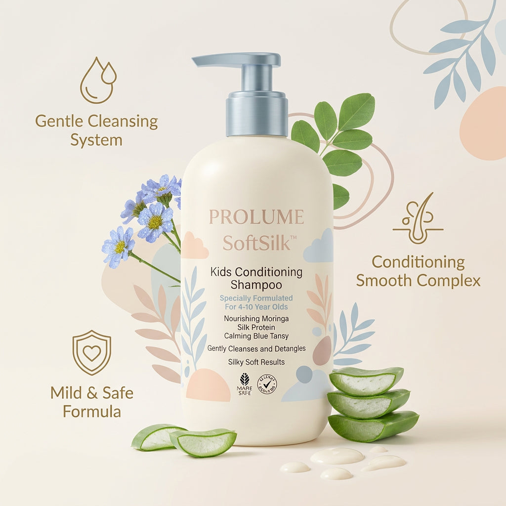 SoftSilk Kids Conditioning Shampoo Tear-Free Care | Gentle Cleansing | Silky Smooth Hair