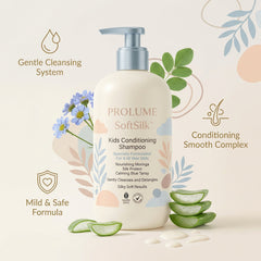 SoftSilk Kids Conditioning Shampoo Tear-Free Care | Gentle Cleansing | Silky Smooth Hair