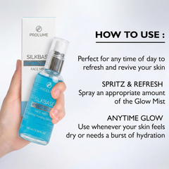 Silkbase HydroGlow Mist  Hydrating & Plumping Face Mist