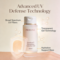 SunAura Transparent Protection Gel  Flip-Top Bottle