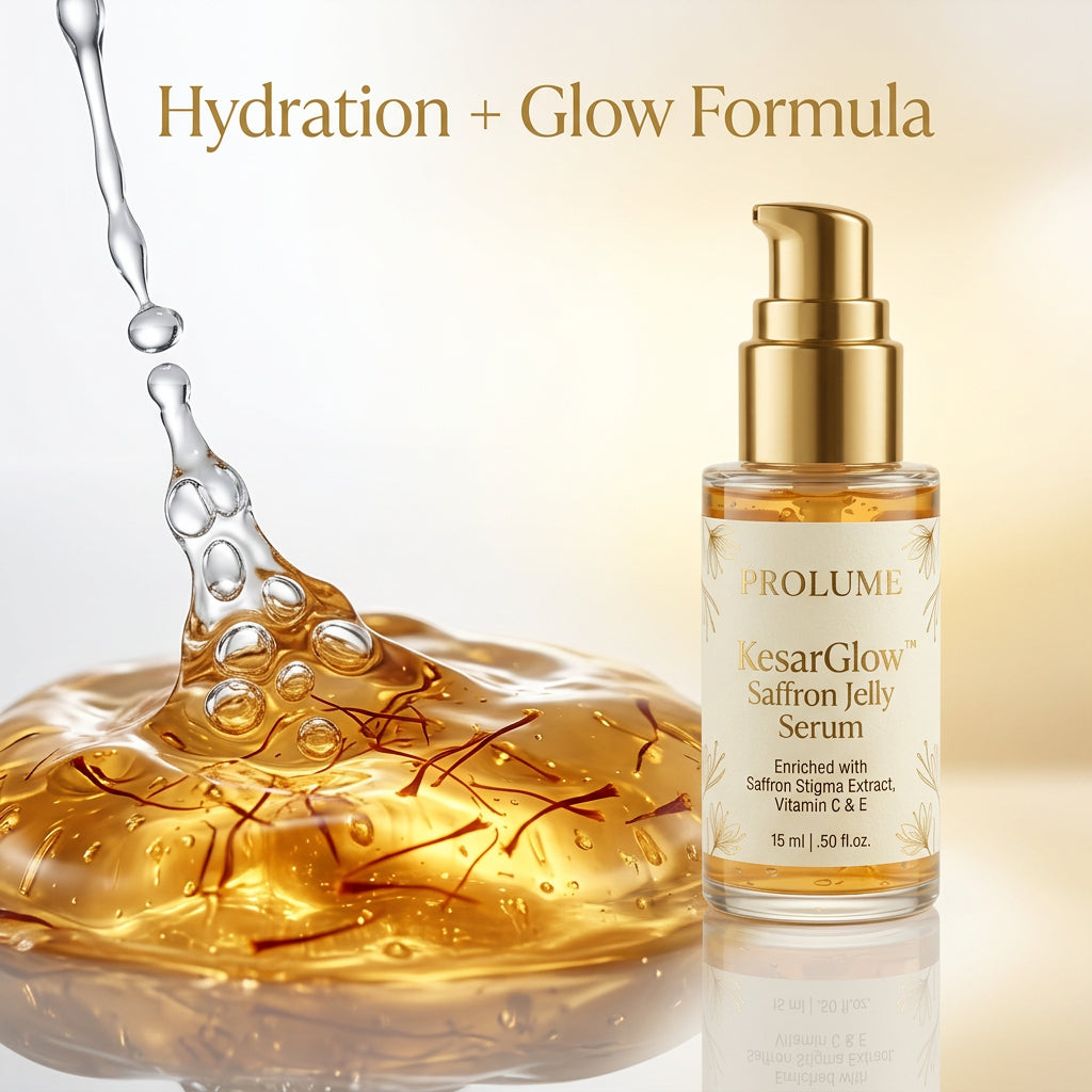 KesarGlow Saffron Jelly Serum  Brightening Face Serum | Glow Boost | Lightweight Hydration