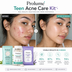 TeenAcne Care Starter Kit - 20 Acne Patches + 10 Acne Clearing Capsules + Oil Control Wipes)