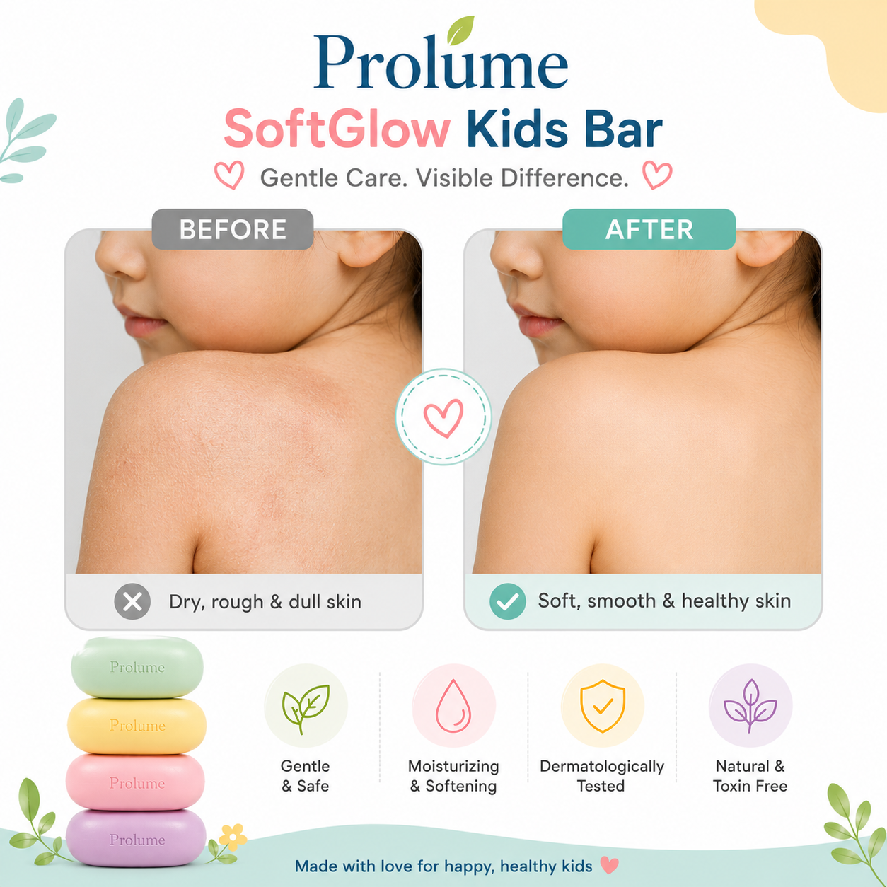 SoftGlow Kids Bath Bar