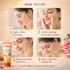 Haldi Rose Ubtan Exfoliating Gel