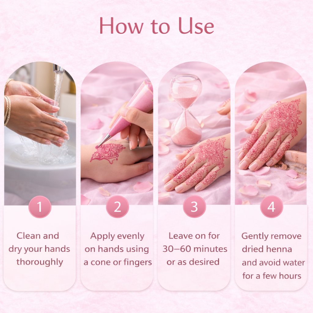 RoseHenna (For Hands)-Pack of 5