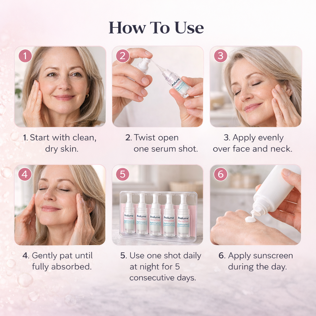 MenoGlow Brightening Serum Shots – Pack of 5