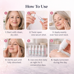MenoGlow Brightening Serum Shots – Pack of 5