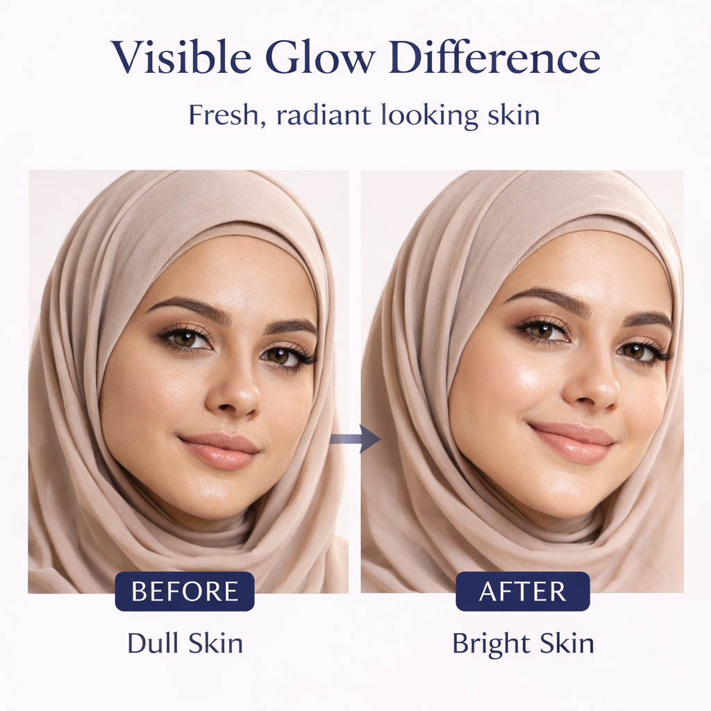 Noor HayaatGlow Moroccan Nila Brightening Powder Mask- Pack of 3