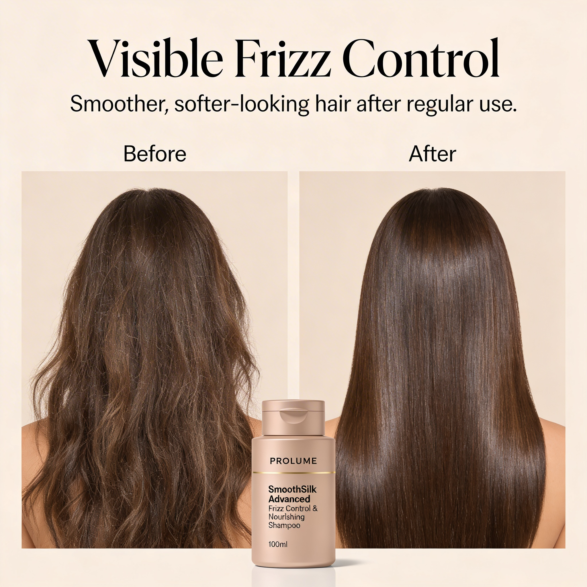 SmoothSilk Advanced Frizz Control & Nourishing Shampoo