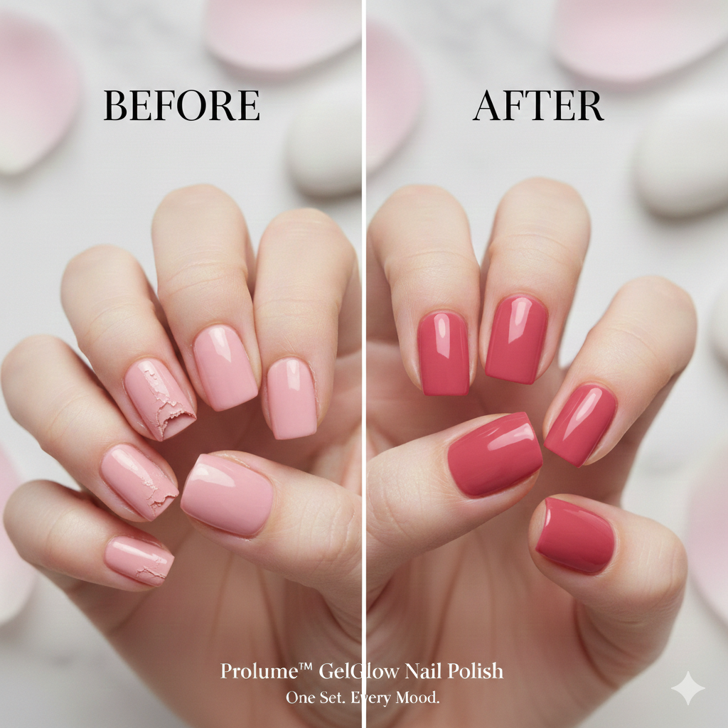 GelGlow Nail Polish Set (Pack of 5)