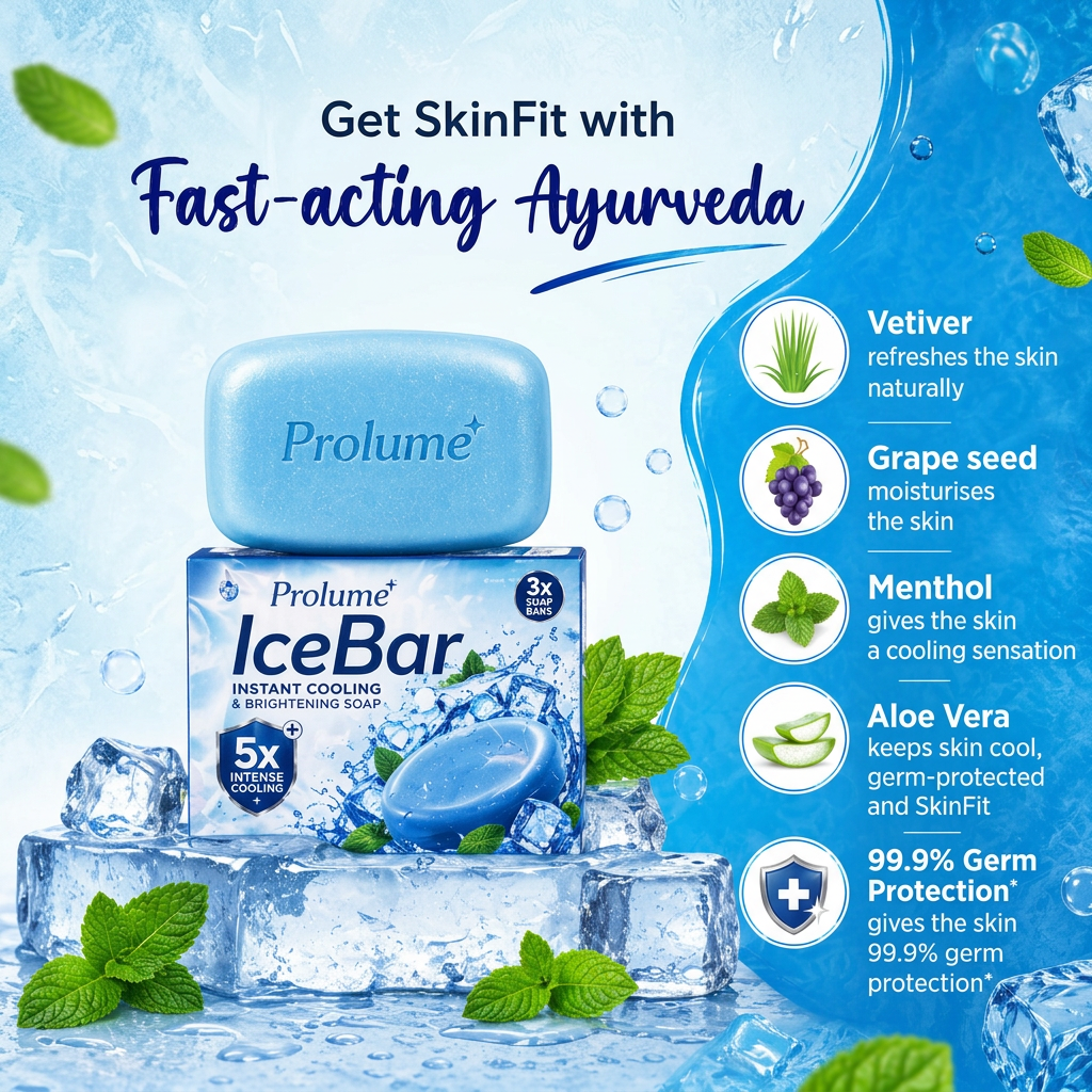 IceBar Instant Cooling & Brightening Soap (Pack of 3)