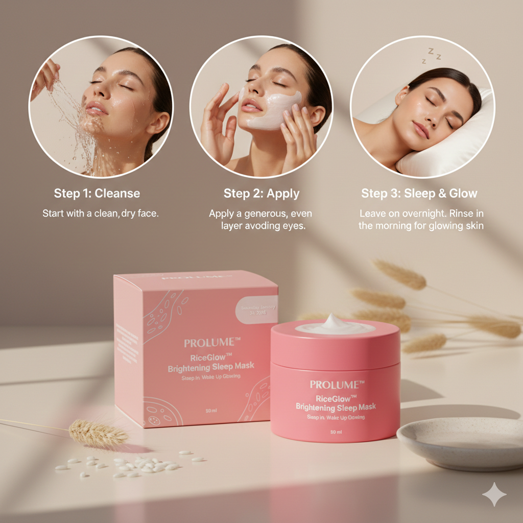 RiceGlow Brightening Sleep Mask