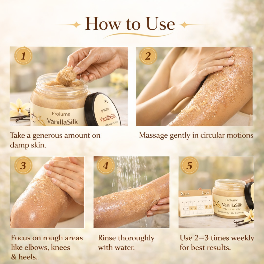 VanillaSilk Sugar Body Scrub