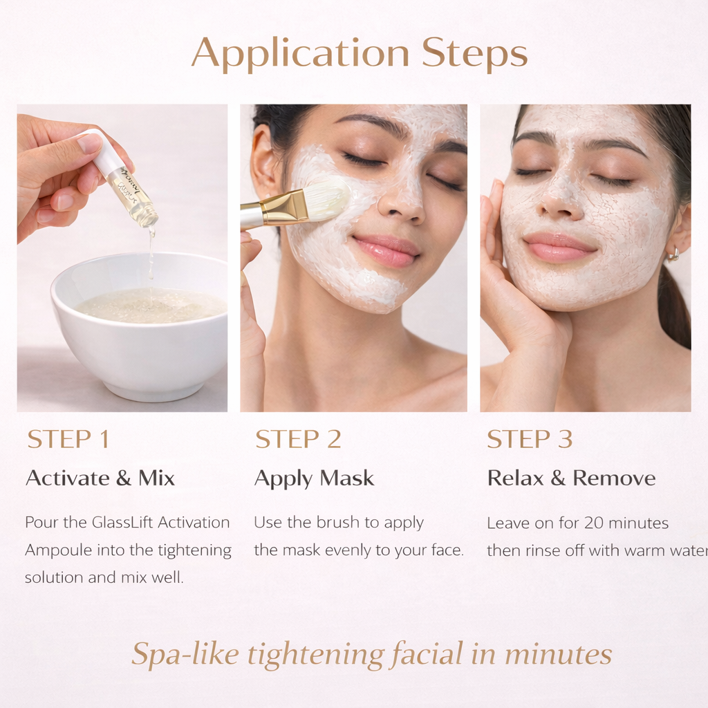 GlassLift Pro Instant Facial Kit – Tightening & Glow Treatment System