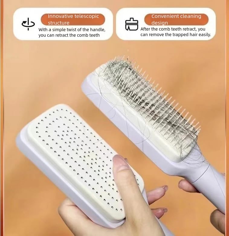 CleanSwipe Self-Cleaning Hair Brush