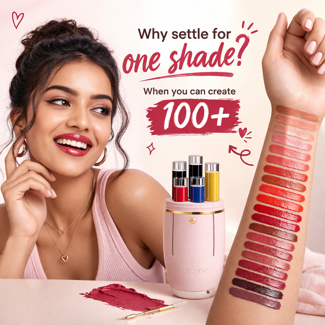 SoftSwipe DIY Lipstick Shade Maker – 5 Shades