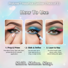 HoloFlick Eyeliner-Pack of 3
