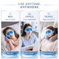 CoolRelief Eye Mask  For Summer Heat Relief & Stressed Eye Relaxation