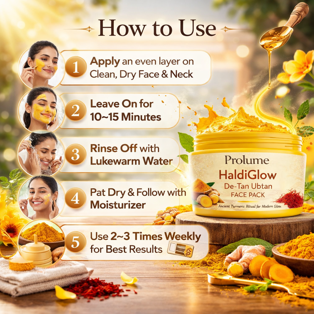 HaldiGlow De-Tan Ubtan Face Pack