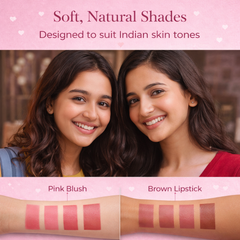 CampusGlow All-in-One Makeup Kit for College Girls