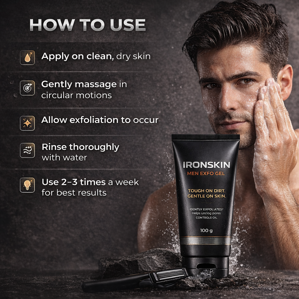 IronSkin Men Exfoliating Gel