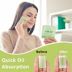 OilOff Green Tea Infused Oil Blotting Sheets