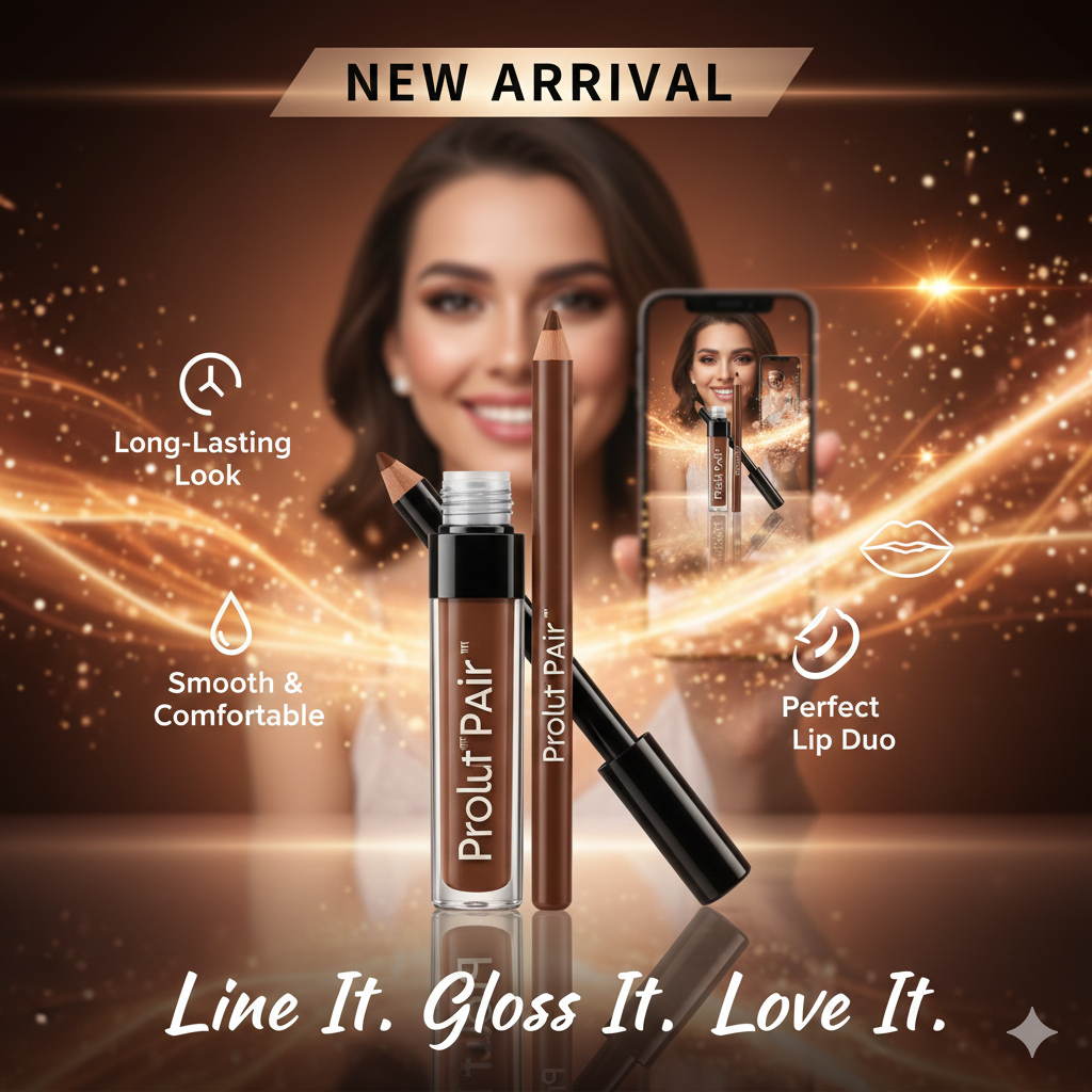 PoutNPair (Lip Liner + Lip Gloss Kit)
