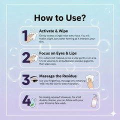 BubbleClean Makeup Remover & Cleansing Wipes