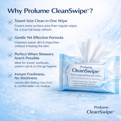 CleanSwipe Extra-Large Bathing Wet Wipes