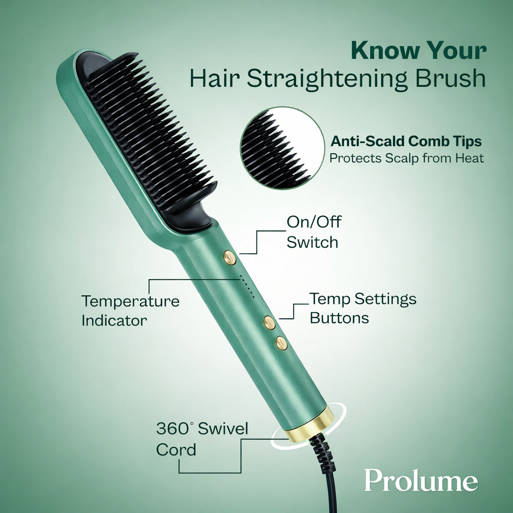 StyleFusion 5-in-1 Hair Straightening & Styling Comb