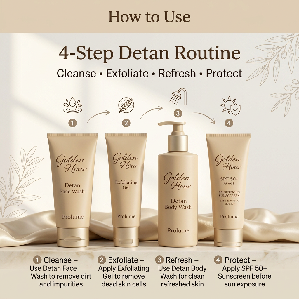 Golden Hour Detan Radiance Kit