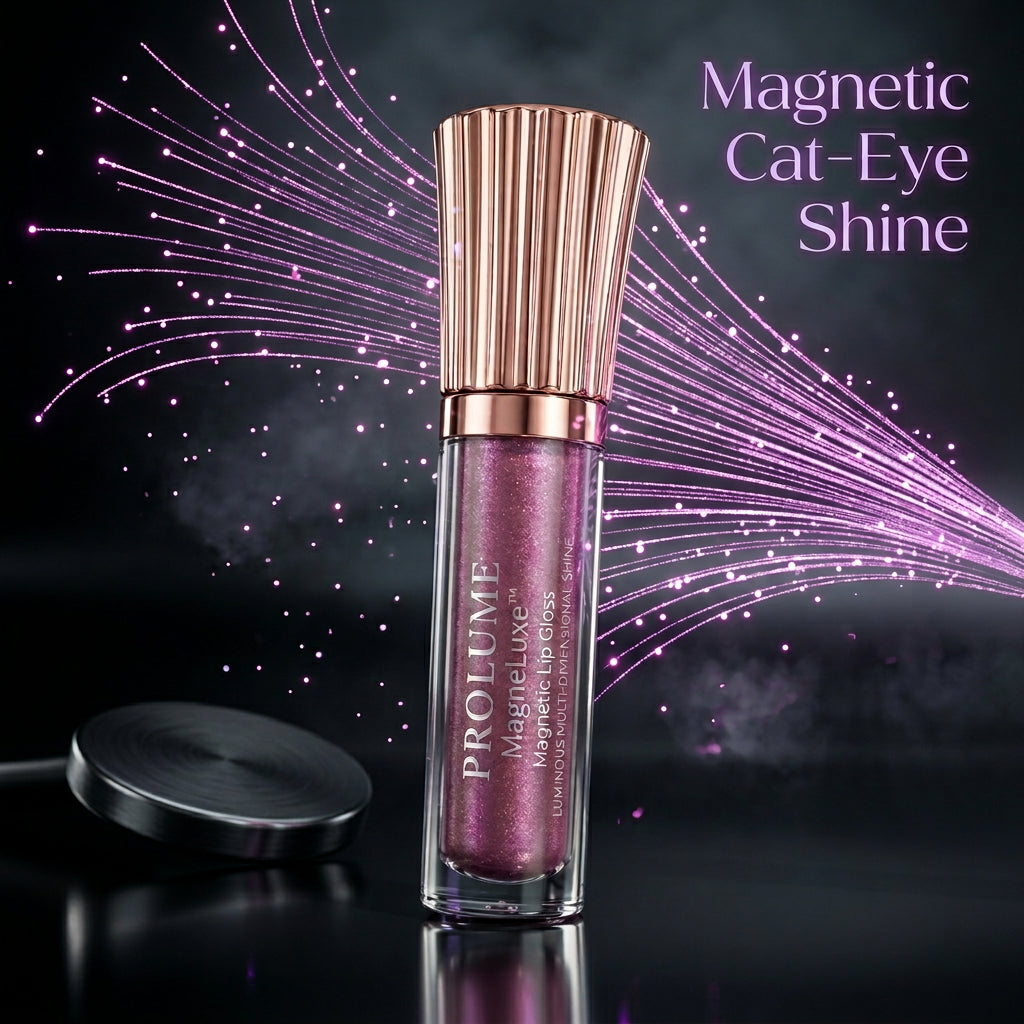 MagneLuxe Magnetic Lip Gloss  3D Cat-Eye Shine | Magnetic Glow Effect | Hydrating Gloss