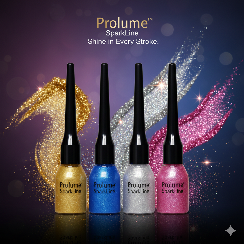 SparkLine Glitter Eyeliner - set of 4