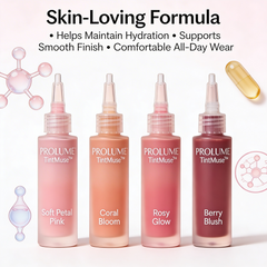 TintMuse Liquid Blush Tint Set  Set of 4 | Precision Injection-Type Bottles