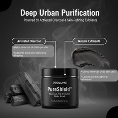 PureShield Charcoal Anti-Pollution Body Scrub