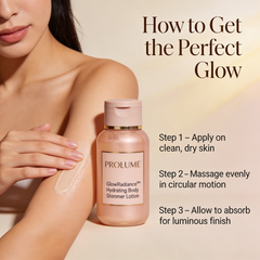 GlowRadiance Hydrating Body Shimmer Lotion Flip-Top Bottle
