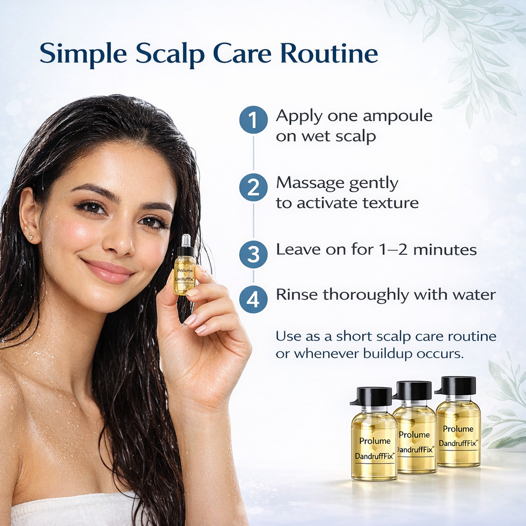 DandruffFix  Dandruff Care Oil-to-Wash Ampoule Shots