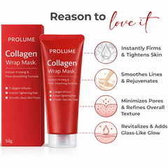 Collagen Wrap Mask – Instant Firming & Pore-Smoothing Formula