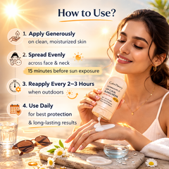 CalmTheory DermaShield UV Calm SPF 50+ PA++++ Sunscreen Lotion